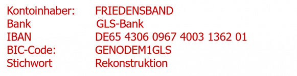 bankverbindung